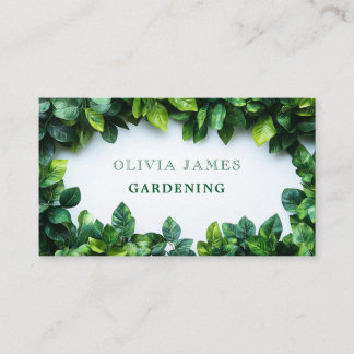 Carte De Visite Leaf Greenery Gardening Houseplant Horticulture