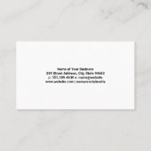 Carte De Visite Leaf Landscape Graphics | Gardener (Dos)