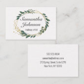 Carte De Visite Leafy love (Devant / Derrière)