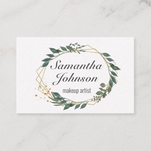 Carte De Visite Leafy love (Devant)