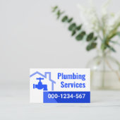 Carte De Visite Leaking Faucet From Building Frame (Debout devant)