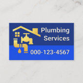 Carte De Visite Leaking Faucet Pipe Under Rooftop (Devant)