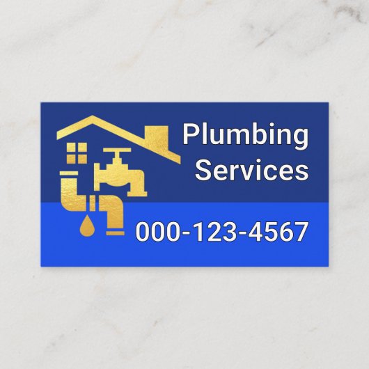 Carte De Visite Leaking Faucet Pipe Under Rooftop (Devant)