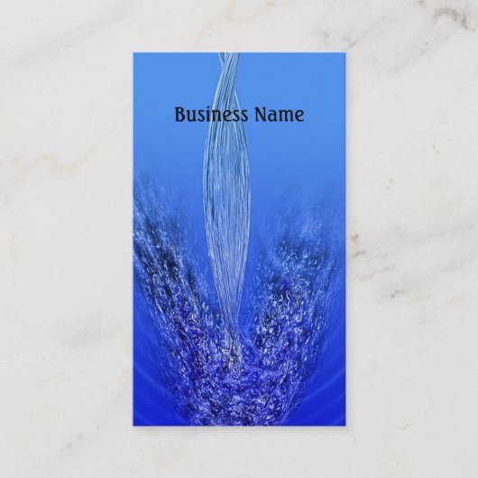 Carte De Visite L'eau de versement (Devant)