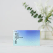 Carte De Visite L'eau et vent (Debout devant)