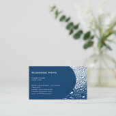 Carte De Visite L'eau laisse tomber le modèle professionnel de (Debout devant)