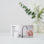 Carte De Visite L'eau potable (Debout devant)