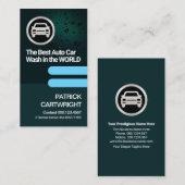 Carte De Visite L'Eau Verte Baisse Les Tablettes Bleues Lavage De (Devant / Derrière)