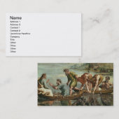 Carte De Visite L'ébauche miraculeuse des poissons (bande dessinée (Devant / Derrière)