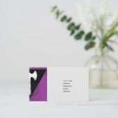 Carte De Visite Lebian Flag (Debout devant)