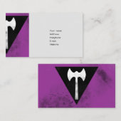 Carte De Visite Lebian Flag (Devant / Derrière)