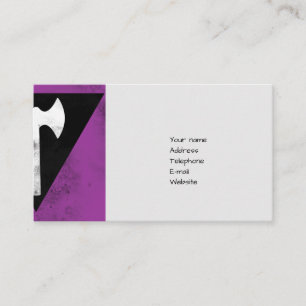 Carte De Visite Lebian Flag