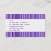 Carte De Visite L'échange frais de voyage numérote des amis (Dos)