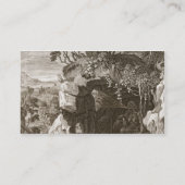 Carte De Visite L'écho de nymphe changé en bruit, 1731 (gravure (Dos)