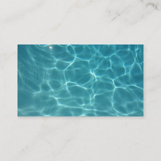 Carte De Visite Leçons de bain - professeur de bain (Dos)