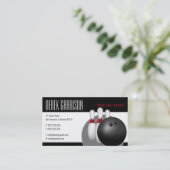 Carte De Visite Leçons de bowling pour débutants | Professionnel (Debout devant)