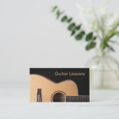 Carte de visite : Leçons de guitare (Debout devant)