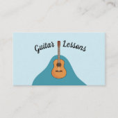 Carte De Visite Leçons de guitare acoustique (Devant)