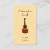 Carte De Visite Leçons de guitare aux instruments de musique Ensei (Devant)