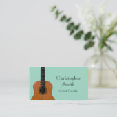 Carte De Visite Leçons de guitare aux instruments de musique Turqu (Debout devant)