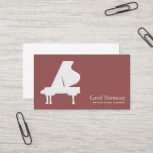 Carte De Visite Leçons de piano