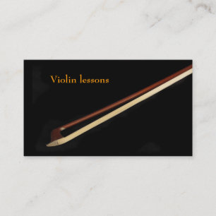 Carte De Visite Leçons de violon