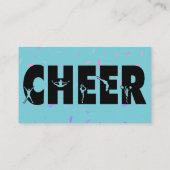 Carte De Visite Leçons plus chères Turquoise (Dos)