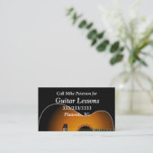 Carte De Visite Leçons simples de base de guitare (Debout devant)
