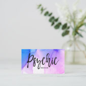 Carte De Visite Lecteur de milieu psychique d'aquarelle de *~* (Debout devant)