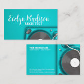 Carte De Visite lecteur de musique (Devant / Derrière)