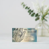 Carte De Visite Lecteur de palme de counseling psychologique (Debout devant)