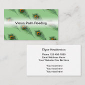 Carte De Visite Lecteur De Palme Et Psychique (Devant / Derrière)