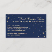 Carte De Visite Lecteur de Tarot de la Marine Stars Lune Soleil Cé (Dos)