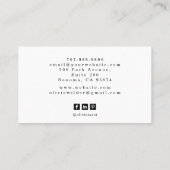 Carte De Visite Lecteur de Tarot Psychique (Dos)