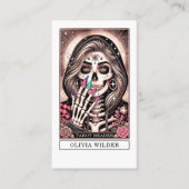 Carte De Visite Lecteur de Tarot Psychique (Devant)