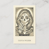 Carte De Visite Lecteur de Tarot Psychique (Devant)