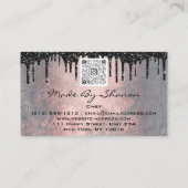 Carte De Visite Lecteurs de cuisine pour chef QRCode Logo Couteau  (Dos)