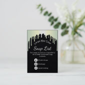 Carte De Visite Lecteurs holographiques Ingrédients parfumés au sa (Debout devant)