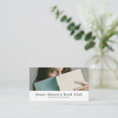 Carte De Visite Lectrice, Club du livre (Debout devant)