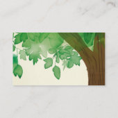 Carte De Visite Lecture Bear Babysitter Garderie Enseignant en gar (Dos)