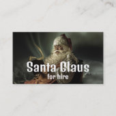 Carte De Visite Lecture classique Père Noël, Santa Claus Entertain (Devant)