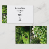 Carte De Visite Lecture dans le jardin (Devant / Derrière)