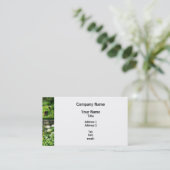 Carte De Visite Lecture dans le jardin (Debout devant)