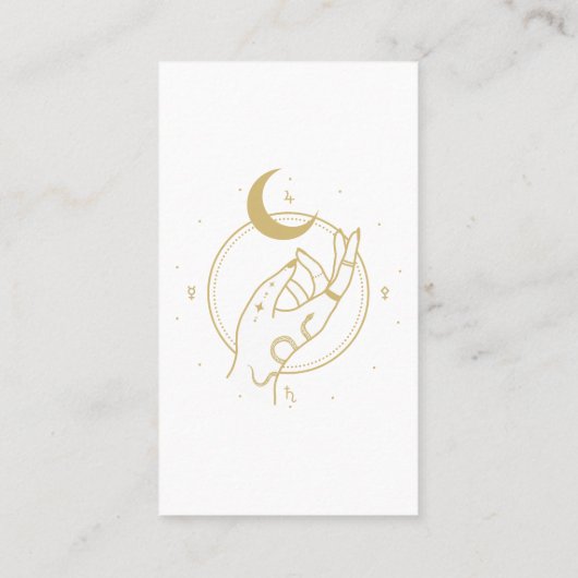 Carte De Visite Lecture de Tarot (Dos)