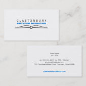 Carte De Visite Lecture du livre de l'enseignant Logo éducatif (Devant / Derrière)
