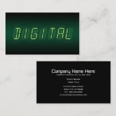 Carte De Visite lecture numérique (Devant / Derrière)