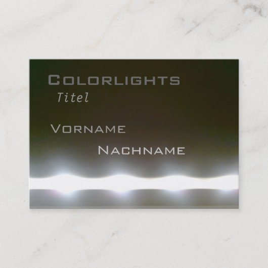 CARTE DE VISITE LED (Devant)