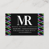 Carte De Visite Led Light Bandes Éclairage néon Marque d'entrepris (Dos)