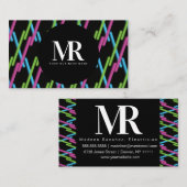 Carte De Visite Led Light Bandes Éclairage néon Marque d'entrepris (Devant / Derrière)