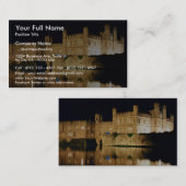 Carte De Visite Leeds Castle, Kent, Angleterre (Devant / Derrière)